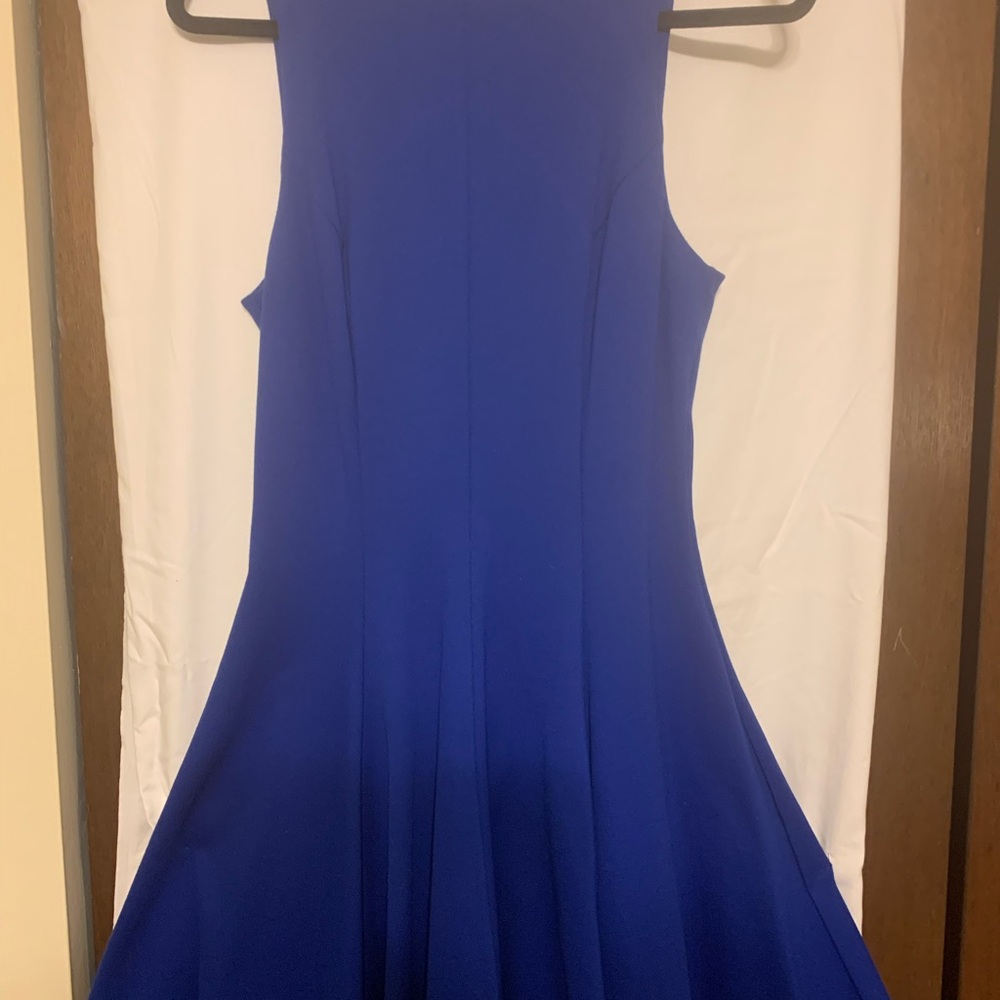 Amanda Uprichard Royal Blue Strapless Dress
